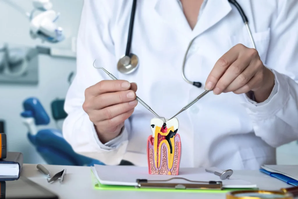 dentist explains endodontics Moody AL