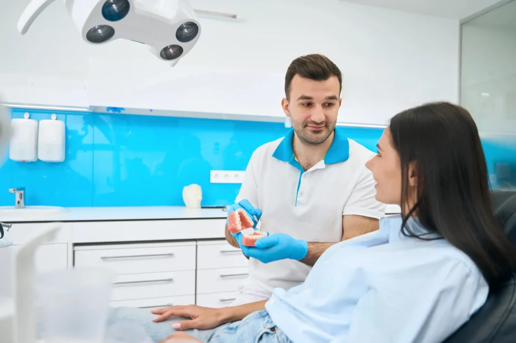 routine exam as part of general dentistry moody al